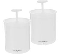 VILLCASE Face Washing Foaming Cups 2Pcs 10X6.5Cm Portable Quick Foam Maker for Facial Cleansing Home Travel Use