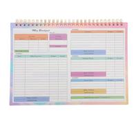 VILLCASE Financial Tracker Budget Organizer B5 Undated Notepad Weekly Planner Expense Tracker Sheets Ledger Book with Multifunctional Wear-resistant for Personal Finance and Office Use