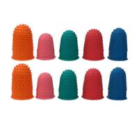 VILLCASE Finger Guards Finger Protector Reusable Rubber for Counting Money Sorting Writing Tasks Anti-Scalding Easy-to-Remove Grip Covers for Office and Home Use