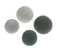 VILLCASE Floral Foam Spheres for Wedding Aisle and Table Centrepiece Decoration 4pcs Round with Water-Absorbing Sponge, Lightweight Resin Flower Arrangement Foam