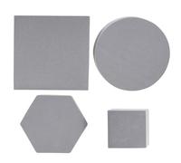 VILLCASE Foam Geometric Cube Photography Props 4Pcs 2X2 Inch White Portable Background for Cosmetics and Jewelry Product Shoots in Coffee Shops