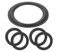 VILLCASE Foam Sponge Speaker Edge Surround Rings and Resists Environmental Impacts 5pcs that Improves Sound Quality for Woofer and Audio Speaker Repair for DIY and Theater Use