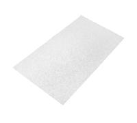 VILLCASE Foldable Nail Art Hand Rest Pad with Sparkling White Resin Surface, Easy to Clean Nail Table Mat for Manicure Sessions and Home DIY Setups, Ultrashiny Design for Luxurious