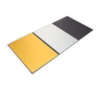 VILLCASE Foldable Photography Reflector Cardboard Silver Black White Gold Display Board for Lighting Easy to Carry Lightweight Triple Design for Product and Still Life Photo Shooting