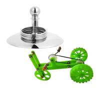 VILLCASE Funny Parrot Training Bike for Cockatiel and Parrot, Lightweight Plastic and Iron Construction for Physical Activity and Intelligence Training, for Pet Bird Playing