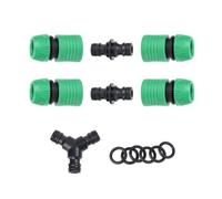 VILLCASE Garden Hose Connector Set and Gardening Irrigation the Flowers Plastic Quick Connector with Strong Pressure Resistance and Firm Connection for Balcony Watering