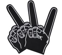 VILLCASE Giant Foam Fingers Comfortable Eva Material Cheerleading Prop Noise Makers 3 Pcs Support for Sports Events and Party Cheer
