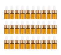 VILLCASE Glass Essential Oil Dropper Bottles for Portable Storage and Precise Liquid Dispensing 30pcs 2ml with Dropper, Travel Size Mini Dispenser Bottles