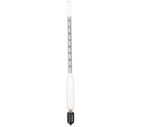 VILLCASE Glass Hydrometer, 0-35 Specific Gravity Hydrometer, Dual Scale Heavy Liquids Measuring Device, Home Brew Equipment for Beer and Wine Making