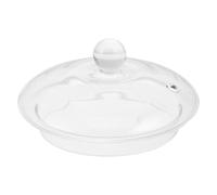 VILLCASE Glass Teapot Replacement Lid with Knob, High Transparency and Seamless Compatibility, Elegant Glass Cover for Kitchen and Tea Gathering, Decorative and Refined Teapot Accessory