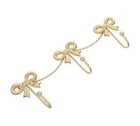 VILLCASE Golden Metal Butterfly Bow Knot Wall Hooks for Hanging Coats Towels Keys, Space-Saving and Wall-Mounted Decorative Coat Hooks Suitable for Interior Styles and Entryways