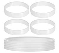 VILLCASE Golf Hole Cup Rings Set of 5, Small Plastic Protective Rings Designed for Outdoor Putting Green Soil Care and Practice
