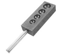 VILLCASE Graphite Sphere Casting Mold for Jewelry Processing and Laboratory Research, Versatile Design, Easy to Use Black Graphite Mold for Melting and Crafting Glass Marbles