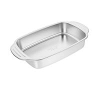 VILLCASE Grilled Fish Plate Stainless Platter Roasting Pan Dish Baking Pans Small Cooking Trays Grilling Pan Coffee Roasting Tray Baking Fish Pan Fish Pans Roasting Plate Bake Tray Silver