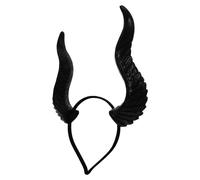 VILLCASE Halloween Devil Horns Headband for Women and Lightweight Resin Material DIY Adjustable Hair Accessory for Party Decorations and Masquerade Events