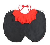 VILLCASE Halloween Dog Cloak Decor for Pets and Puppies, Lightweight Red Polyester Vampire Cape, Easy to Put and Take, for Halloween Cosplay and Party Accessories