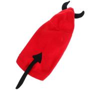 VILLCASE Halloween Pet Clothes for Dogs Plush Devil Costume Comfortable Fit and Easy to Put on Design, for Puppy Walking and Photo Taking