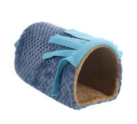 VILLCASE Hamster Cage Hideout Guinea Pig Hideout Guinea Pig Accessories Hamster Hiding Tunnel Chinchilla Hide Sky-blue
