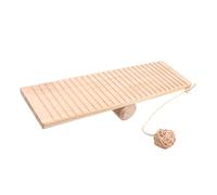 VILLCASE Hamster Seesaw Wooden Resistant Easy to Clean Balance Training Playing for Pet Hamsters
