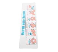VILLCASE Hand Washing Sticker Wash Your Hands Sign Stickers Pvc Self Adhesive with Bold Graphics Highdefinition Print Modern Look for Schools and Public Places Suitable for Sink and Walls