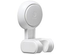 VILLCASE Handheld Shower Head Bracket with Suction Cup, Universal Vacuum Suction Holder for Wall Mount, No-Drill Adjustable Shower Wand Clamp for Home Bathroom Use