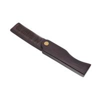 VILLCASE Handmade Blackwood Folding Comb for Men Fine Tooth Wood Beard Comb for Grooming Beard Mustache Scalp Massage