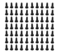 VILLCASE Hard Drive Anti Vibration Screws Iron Material 100pcs 3.45mm with Shock Absorption Washer Kit for Enhanced Data Protection and Vibration Reduction for SSD and Desktop Case