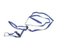 VILLCASE Harness Leash Lead Nylon Adjustable Blue with Small Bell Comfortable Control Rabbit Suitable for Indoor Rabbit Run and Outdoor Walking