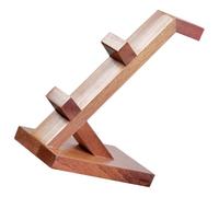 VILLCASE Headset Holder Gaming Controller Tabletop Organizer Gamer Stylish Lightweight Wooden Display Stand for Gaming Entertainment Area Brown