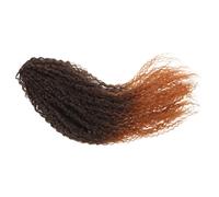 VILLCASE Heat-friendly Brazilian Curly Crochet Hair Extensions Lightweight Water Wave Synthetic Braiding for Afro Styles and Boho Braids