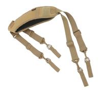 VILLCASE Heavy Duty Carpenter Tool Belt with Adjustable Suspenders Tool Organizer for Electricians and Contractors Sturdy Construction Multi-use Work Suspension Rigs Khaki