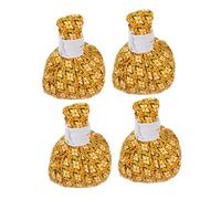 VILLCASE Herbal Massage Balls for Feet and Body Soft Texture Portable Aroma Compress 4pcs Manual Massage Balls for Muscle Recovery and Neck Relaxation at Home or Travel