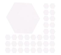 VILLCASE Hexagon Quilting Paper Templates with Smooth Surface and Good Flexibility 100pcs Easy to Sew in Cloth for Sewing for Home and Clothing Store Crafting Projects