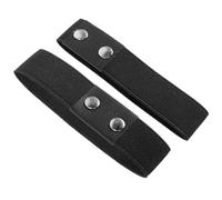 VILLCASE High Heel Shoe Straps to Prevent High Heels from Slipping for Women Elastic 2pcs Comfortable Straps Latex Yarn and Pu Material Anti- Shoe Laces, Simple Style Black