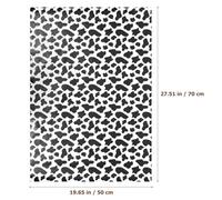 VILLCASE Highland Cow Wrapping Paper 10pcs Pack Featuring Cartoon Animal Cow Pattern Practical Paper for DIY for Decorating Boxes and Birthday Wrapping with Mini Roses for Crafts