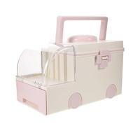 VILLCASE Home Emergency Medical Kit Medicine Container Chest Portable Large Capacity Plastic Shockproof Medicine Storage Organizer with Compartmentalization and Handle for Home and Travel