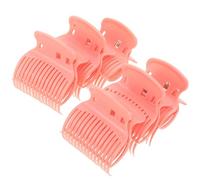 VILLCASE Hot Curler Clips and Sturdy Design for Professional Salons 12pcs Roller Jaw Clamps Hair Heat Resistant Plastic Curler Claw Clips with Quick Heating and Home Use
