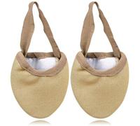 VILLCASE Invisible Forefoot Metatarsal Support 1 Pair Soft Skin-Colored Ballet Dance Toe Caps Foot Cushion Socks for Women Size S (34-37) Relief Shoe Accessories