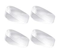 VILLCASE Invisible Shoe Lift Inserts Comfortable Heel Cushion Pads Gel Height Increasing Insoles 2 Pairs with Shock Absorption and Foot Pressure Reduction for Men for Daily Wear