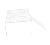 VILLCASE Iron Mesh Rack Chicken Coop Feeding Holder for Hamster Little Chicken Hollow-Out Design with Climbing Ladder Exercise Wear Resistance