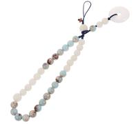 VILLCASE Jade Short Chain Wrist Strap Detachable Phone Chain Chinese Style Shoushan Stone Mobile Phone Rope 9.43x0.39x0.39in Lightweight Electronic Accessories Daily Life