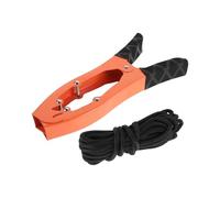 VILLCASE Kayak Anchor Clamp with Paracord and Steel Teeth, Tool Free Installation Universal Rope Fit, Sturdy Kayak and Canoe Tie down Accessory for Boating and Camping