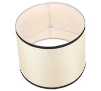 VILLCASE Khaki Floor Lamp Shade with Cloth Material and Iron Frame, Softens the Lights, Sturdy Design for Library and Hotel Use, Modern Decorative Lampshade Replacement Cover