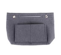 VILLCASE Large Capacity Makeup Bag Makeup Holder Felt Cosmetic Bag with Separate Compartment Multi Space Design for Women for Outdoor Activities and Overnight Staying