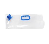 VILLCASE Large Capacity Water Bag 15l Foldable Water Storage Bag Pe Pa Pet Waterproof Blue Handle Blue Mouth for Barbecue Camping Hiking