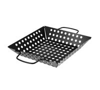 VILLCASE Large Hole Grill Plate Steak Grill Plate Bakeware Heat-resistant Grill Plate for Vegetables and Meat Barbecue Grill Tray for Grilling Enthusiasts
