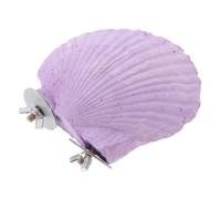 VILLCASE Large Parrot Calcium Grinding Stone Perch for Birdcages Chewing Stand with Screw Fixing Promotes Beak Health and Coordination for Indoor Budgies and Parakeets Random Color