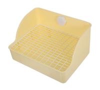 VILLCASE Large Rabbit Litter Tray for Small Animals with Plastic Reusable Pan and Toilet Training Function Suitable for Chinchilla Bunny and Guinea Pig Cage Use
