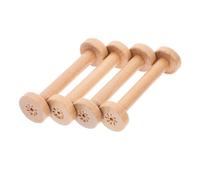 VILLCASE Large Wooden Spool 3.78 Inch Unfinished Thread Bobbins for DIY Sewing Crafts Lightweight Wood Spools for Home Travel School Use