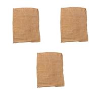 VILLCASE Linen Potato Storage Bags and Nuts Sacks 60x40cm Jute Vegetable Bags Flood Control Reusable Food Storage for Household Kitchen 3pcs